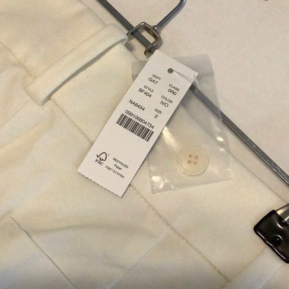 J. Crew Cream Wide Leg Pants - Picture 2 of 5